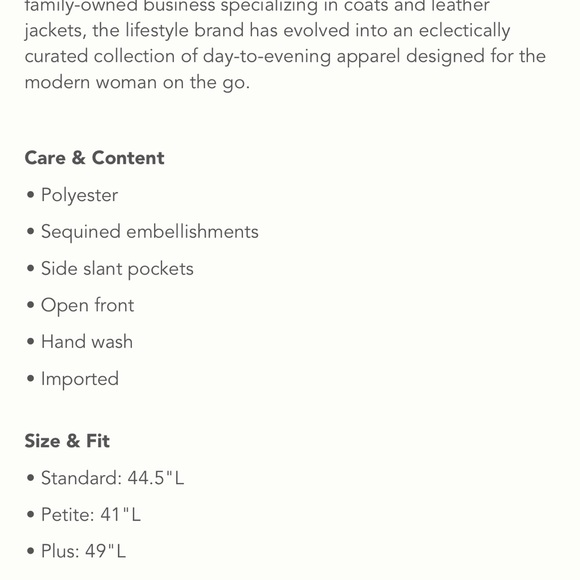 Sold ‼️Anthropologie Sequin Duster Jacket NWT - Picture 7 of 8